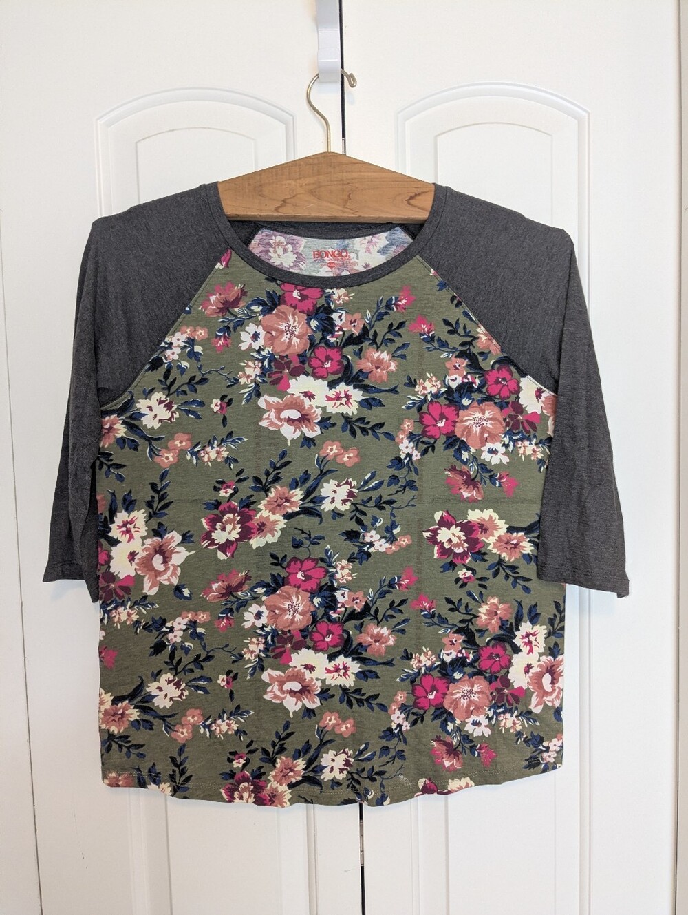 Bongo floral baseball tee , XL Juniors